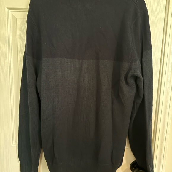 Original Penguin Men's Dark Blue Zip-Up Sweater - Picture 3 of 3